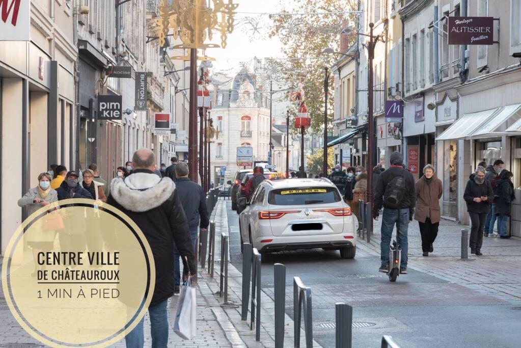 Châteauroux Le Petit Martial - Coeur De Ville,Refait A Neuf,Tout Equipe, Parking מראה חיצוני תמונה